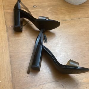 Sam Edelman Yaro Black Block Heels Sandals